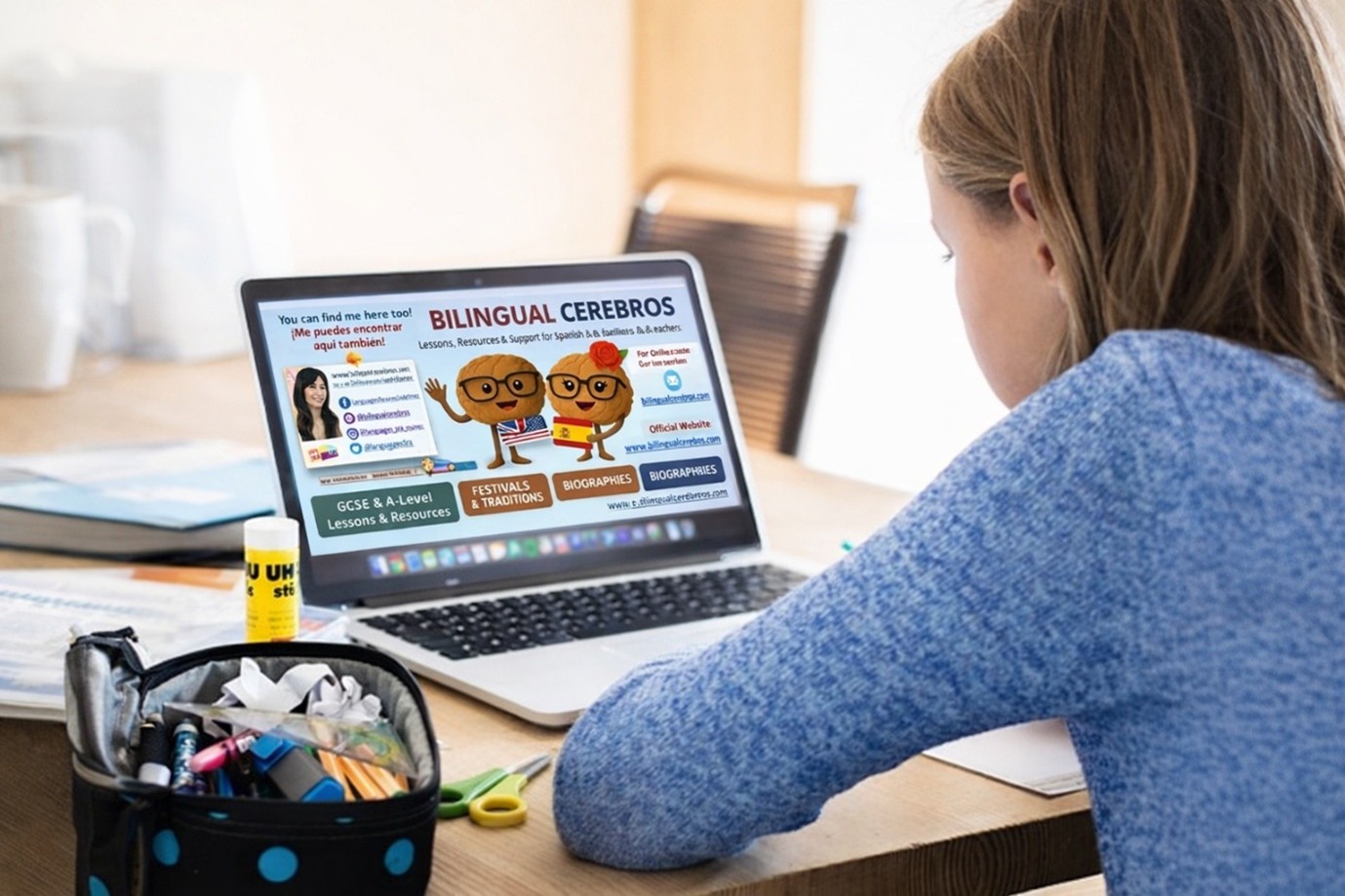 Spanish & English 1-1 lessons