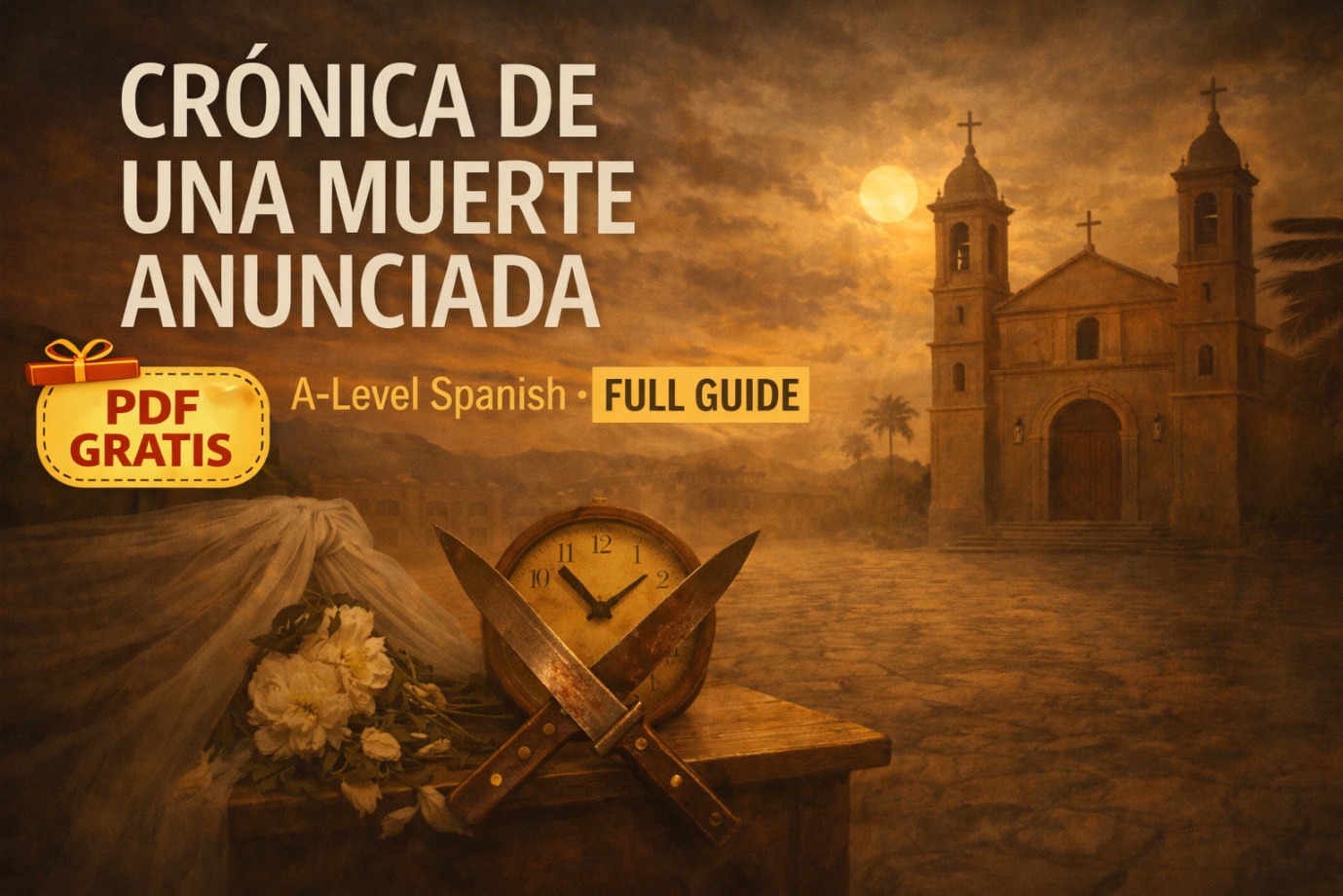 A-Level Spanish: Crónica de una muerte anunciada – Complete Study Guide &amp; Model Essay